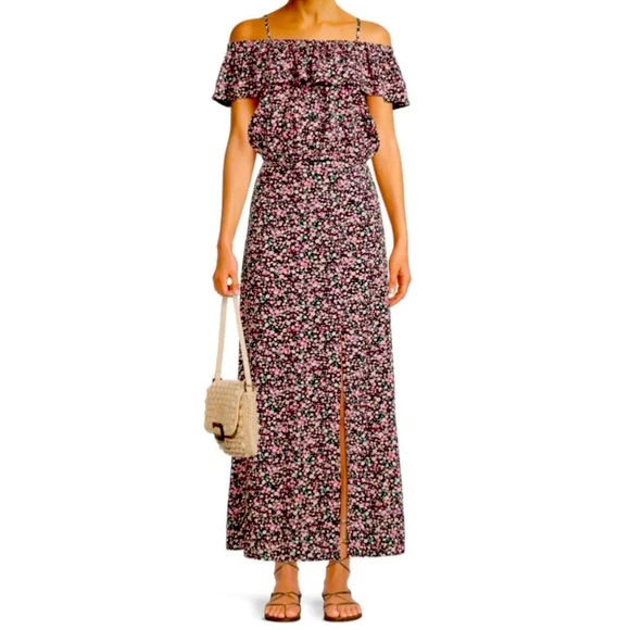 No Boundaries Other - No Boundaries 2 Piece Ruffle Crop Top & Maxi Skirt Set Juniors size L (11-13)!